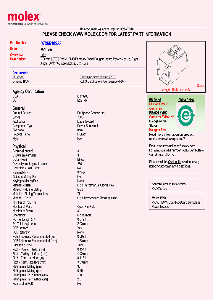 73651-0233_5035955.PDF Datasheet