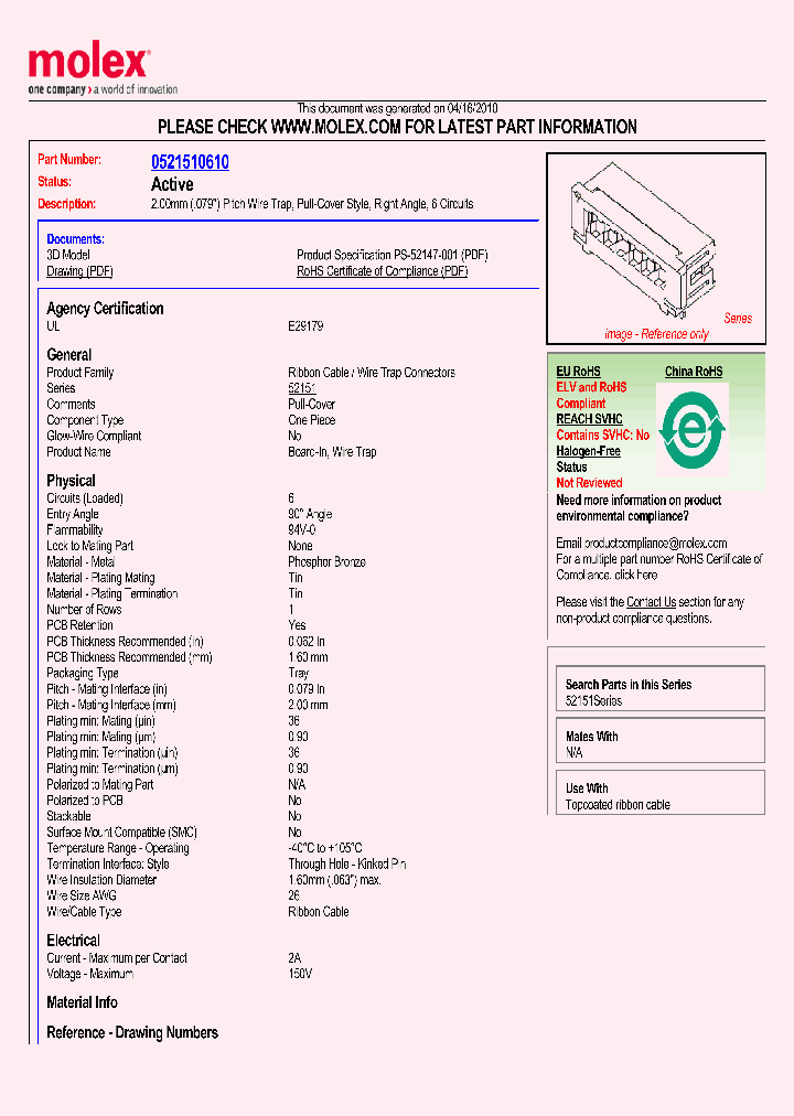 52151-0610_5044806.PDF Datasheet