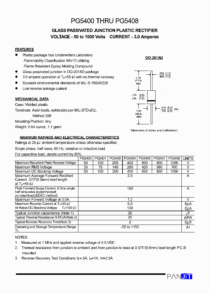 PG5400_1905.PDF Datasheet