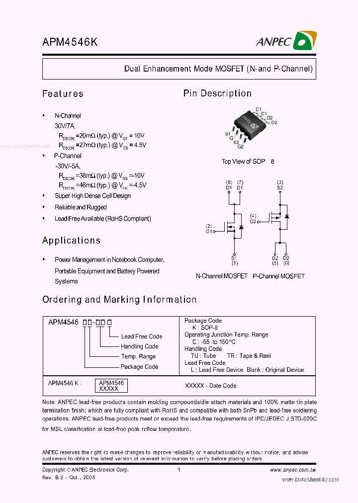 APM4546K_68429.PDF Datasheet