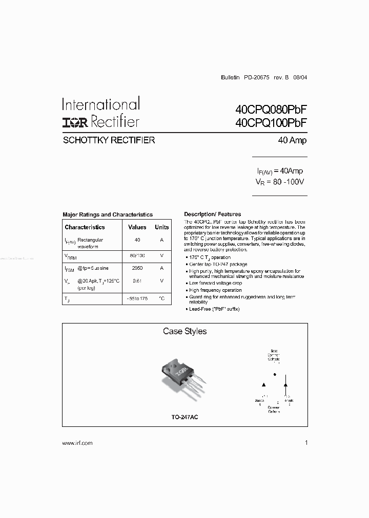 40CPQ080PBF_75359.PDF Datasheet