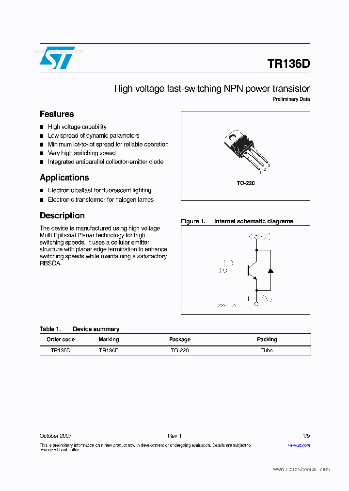 TR136D_135666.PDF Datasheet