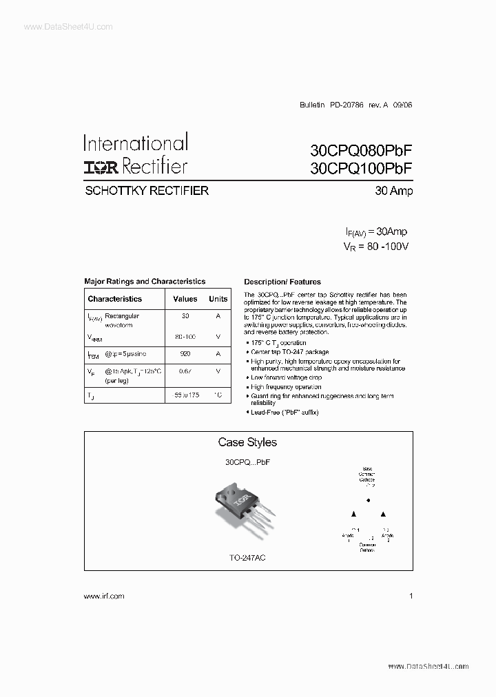 30CPQ080PBF_137180.PDF Datasheet