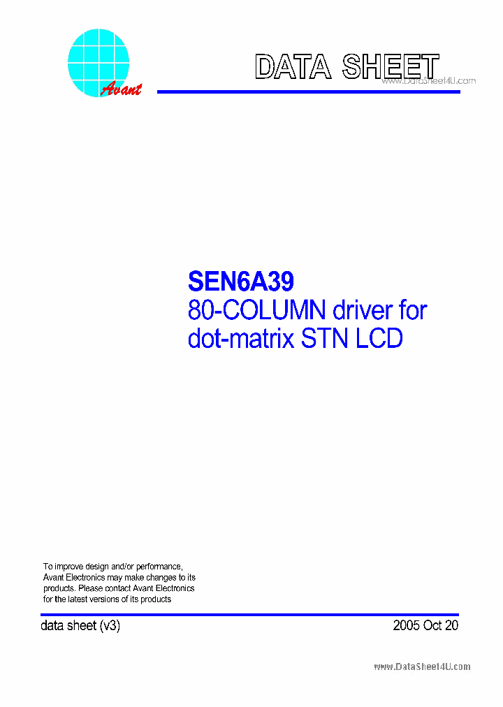 SEN6A39_149130.PDF Datasheet