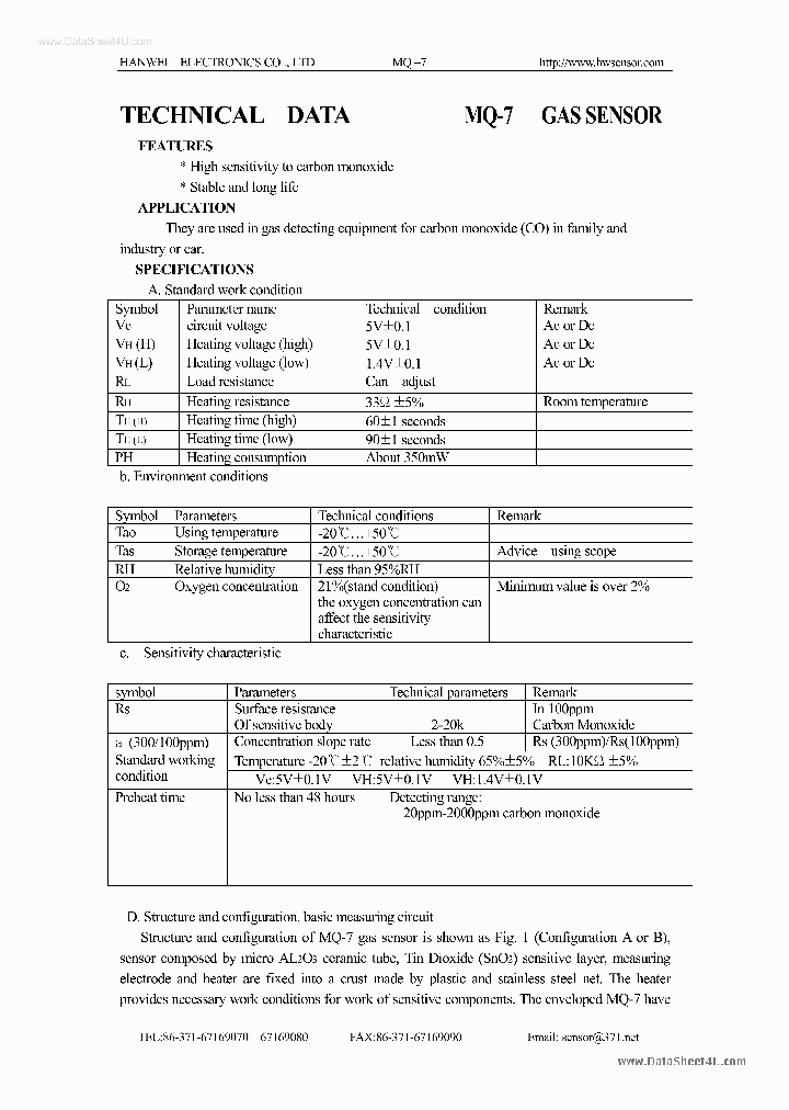 MQ-7_162545.PDF Datasheet