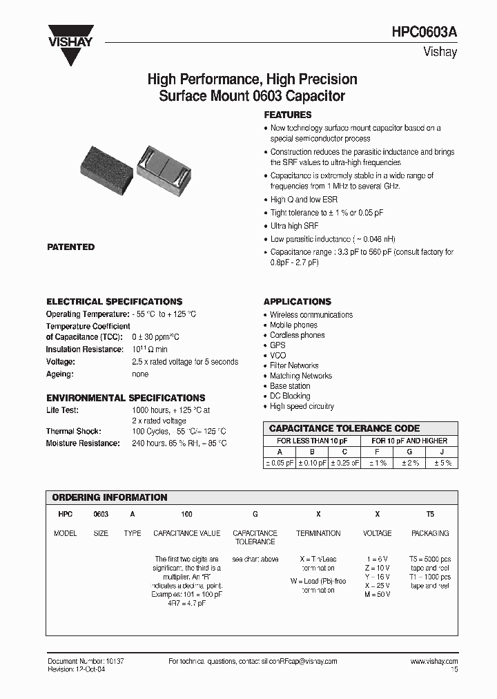 HPC0603A_184624.PDF Datasheet