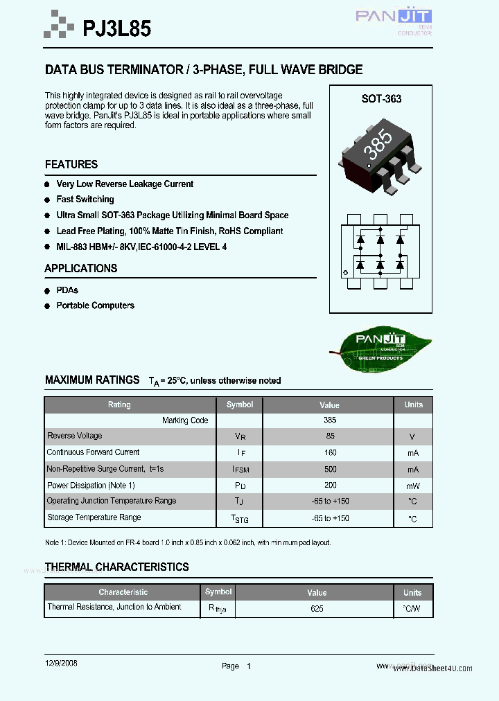 PJ3L85_177171.PDF Datasheet