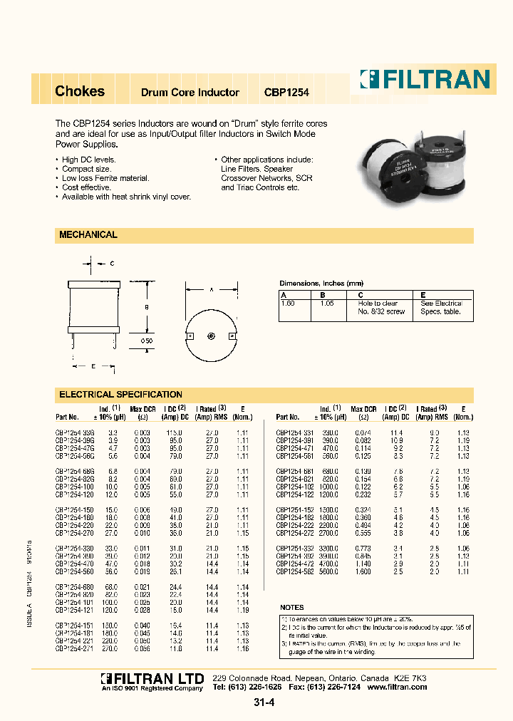 CBP1254-121_342485.PDF Datasheet