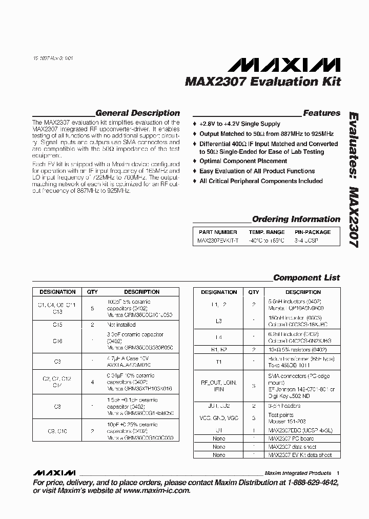 MAX2307EVKIT-T_343919.PDF Datasheet