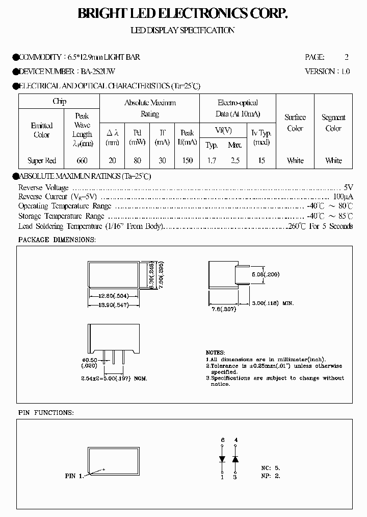 BA-2S2UW_610014.PDF Datasheet
