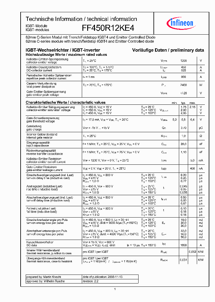 FF450R12KE4_624563.PDF Datasheet