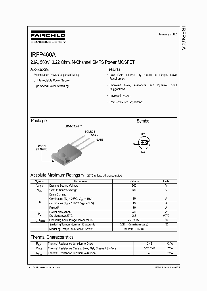 Irfp460 характеристики схема подключения