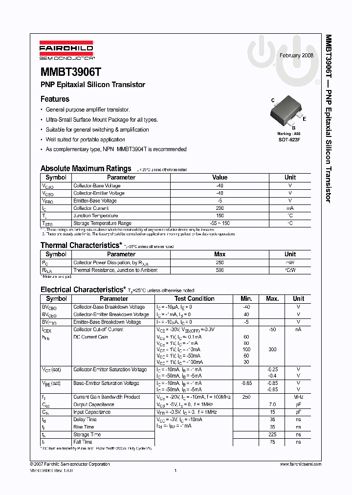 MMBT3906T_769702.PDF Datasheet