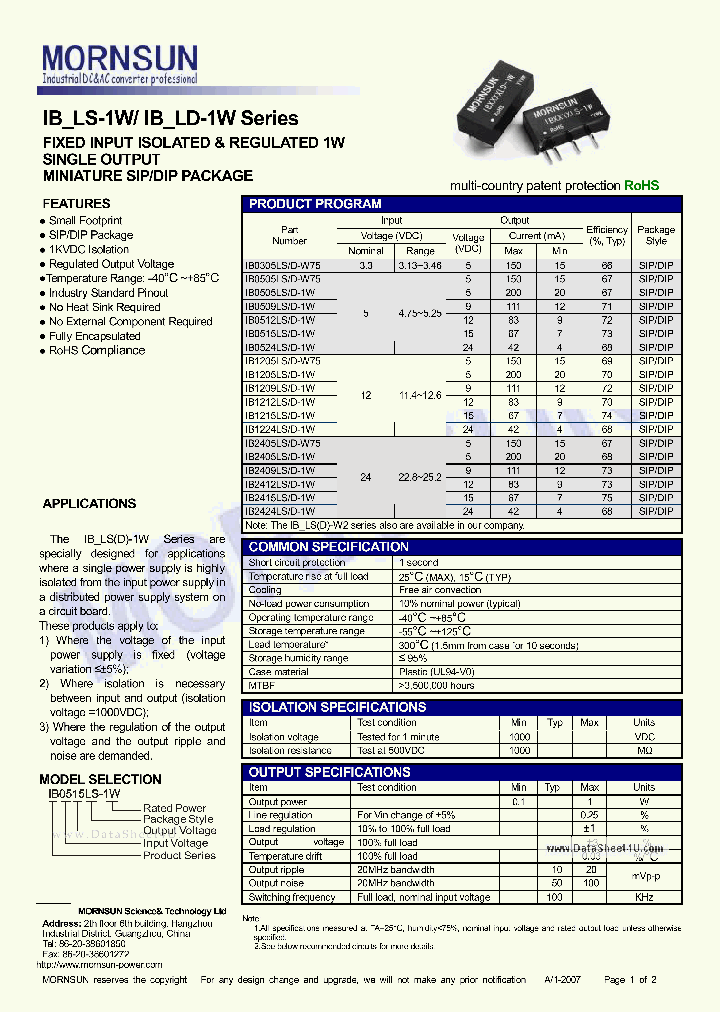 IB0505LS_396158.PDF Datasheet