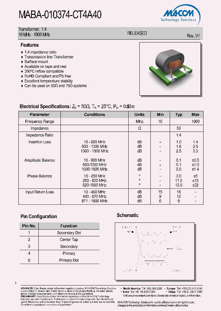 MABA-010374-CT4A40_770782.PDF Datasheet