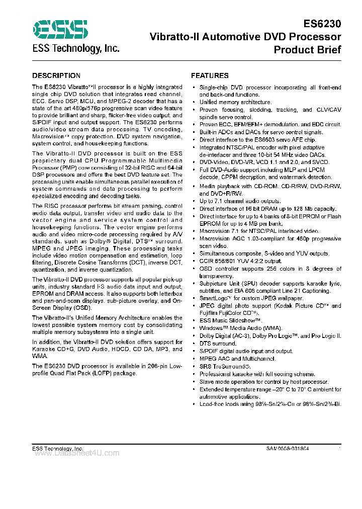 ES6603_421793.PDF Datasheet