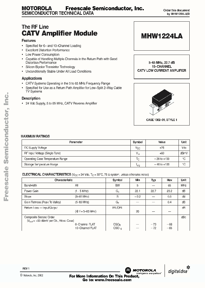 MHW1224LA_727017.PDF Datasheet