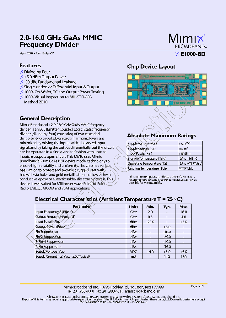 XE1000-BD-000V_670451.PDF Datasheet