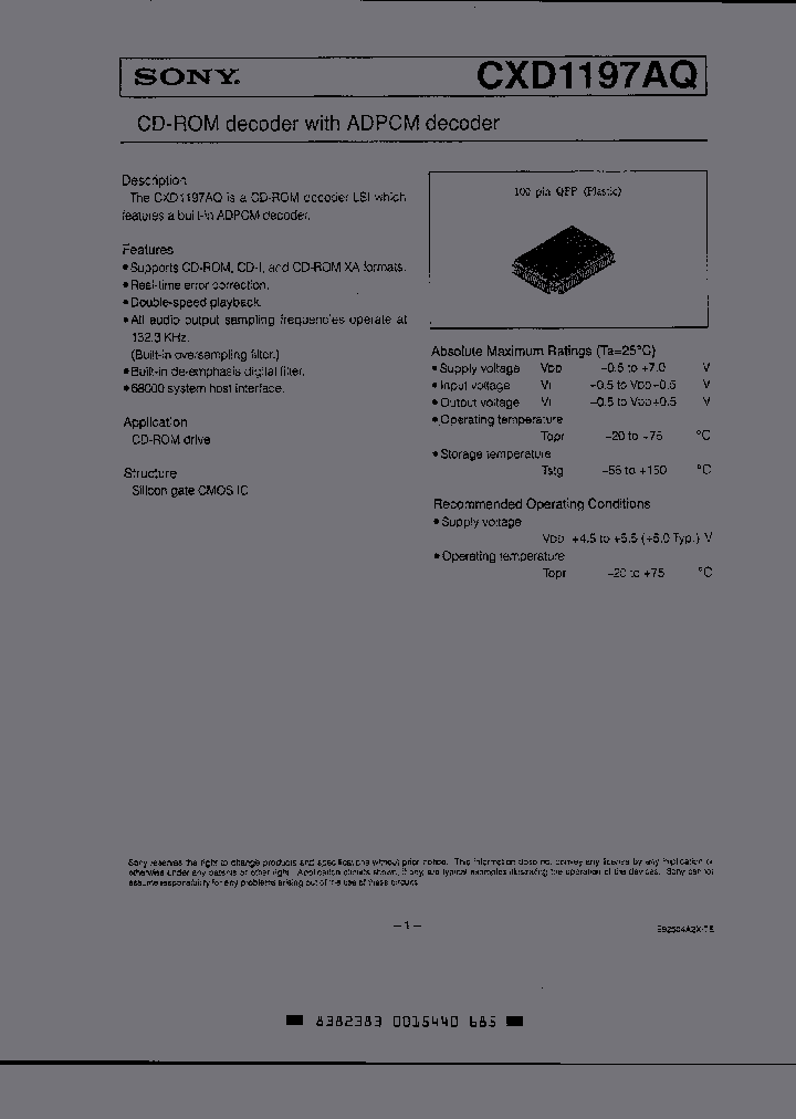 CXD1197AQ_724453.PDF Datasheet