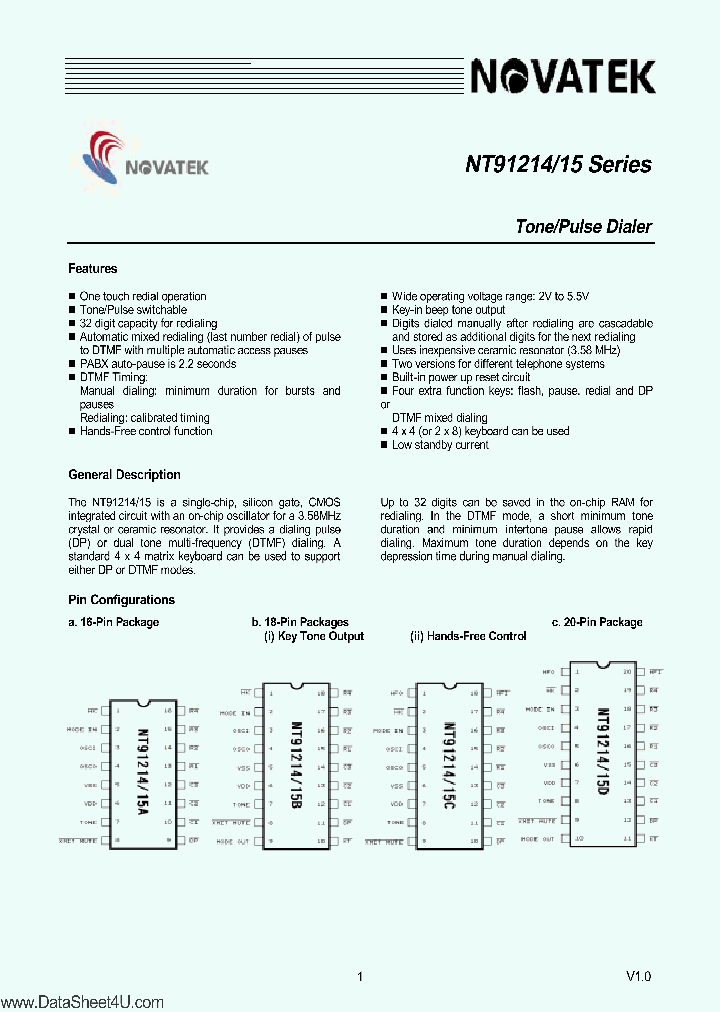 NT91215_890889.PDF Datasheet