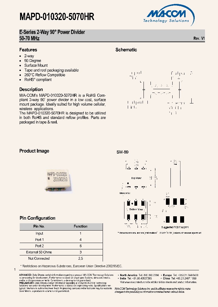 MAPD-010320-5070HR_1189487.PDF Datasheet