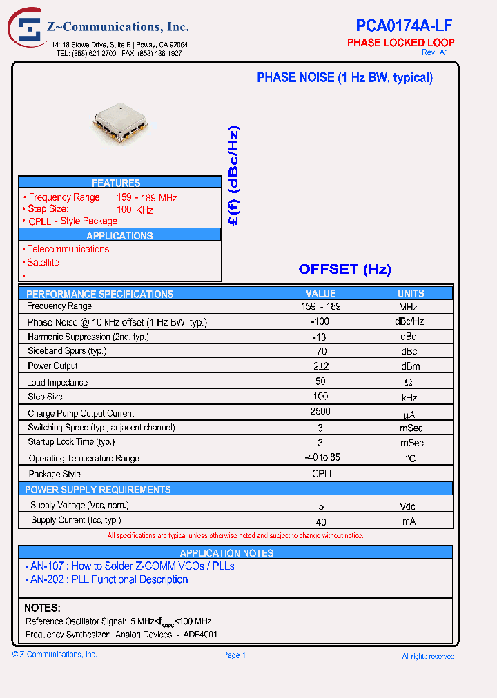 PCA0174A-LF_1379015.PDF Datasheet