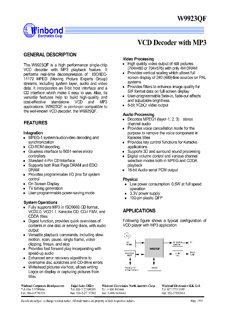 W9923_1247288.PDF Datasheet