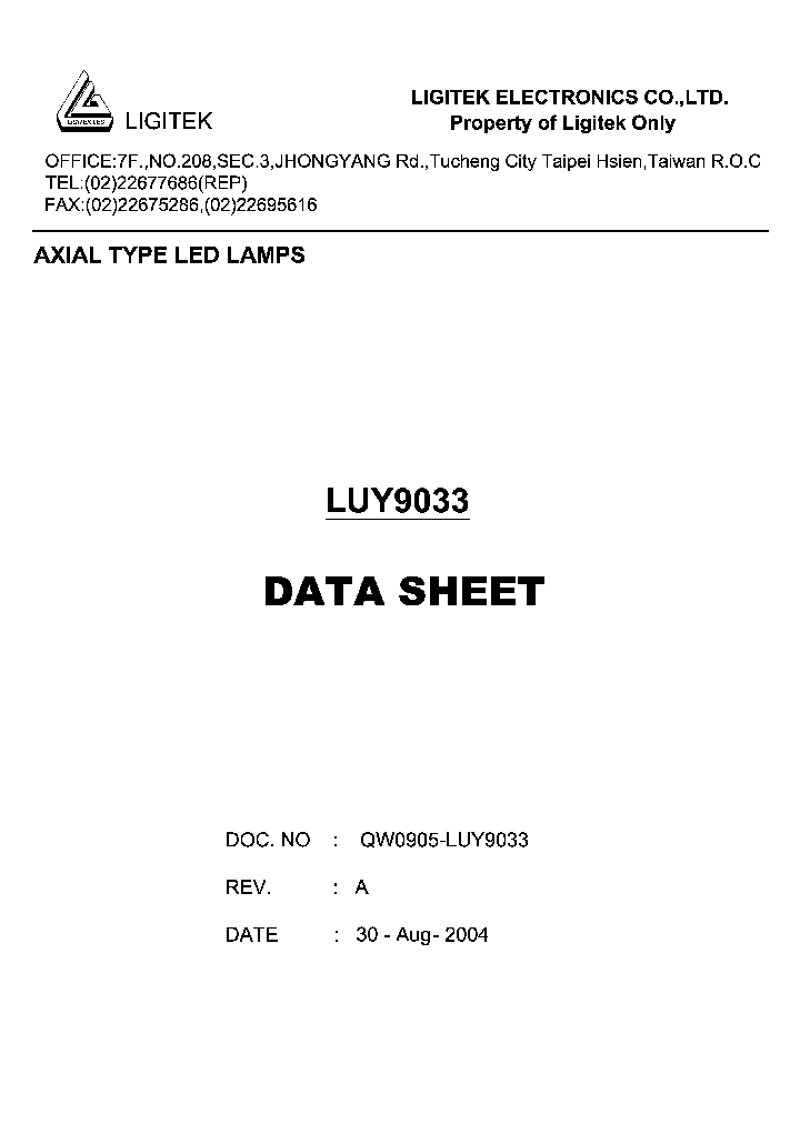 LUY9033_1420193.PDF Datasheet