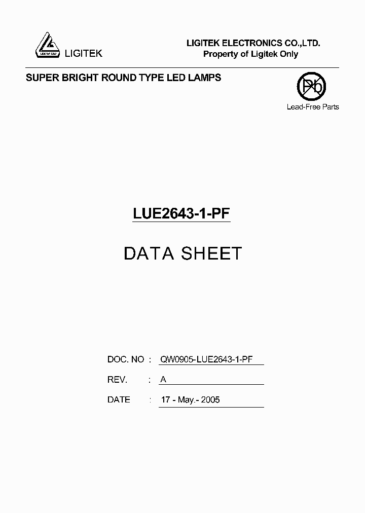 LUE2643-1-PF_1489066.PDF Datasheet