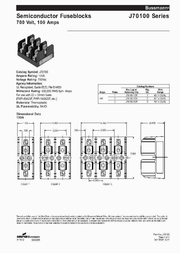 J70100-3CR_1039003.PDF Datasheet