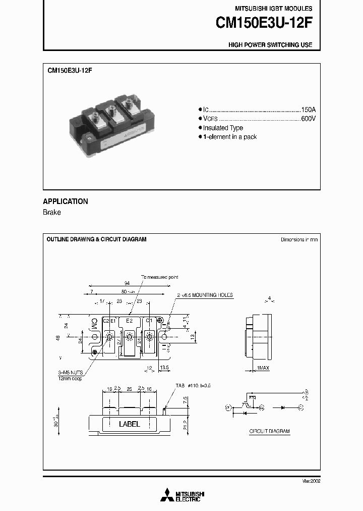 CM150E3U-12F_1652830.PDF Datasheet