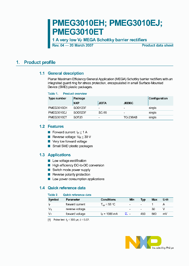 PMEG3010EH07_1739060.PDF Datasheet