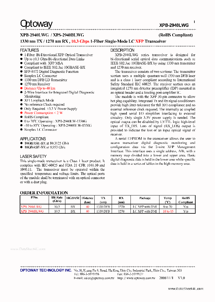 XPB-2940LWG_1773370.PDF Datasheet