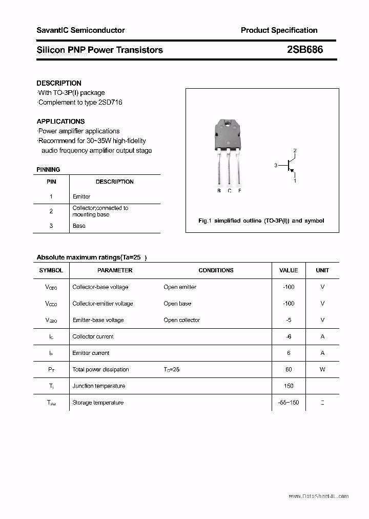 2SB686_1828651.PDF Datasheet