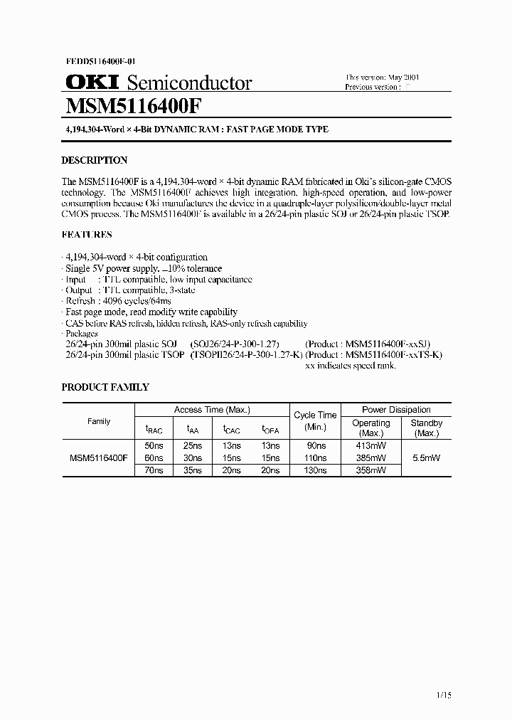 MSM5116400F-XXSJ_1754236.PDF Datasheet