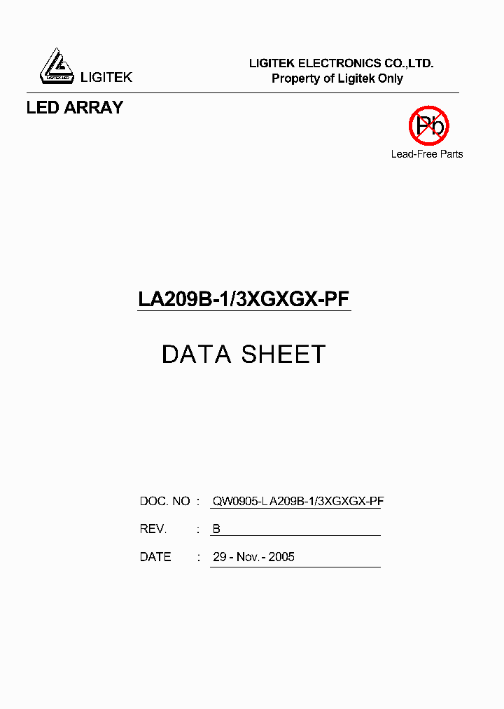 LA209B-1-3XGXGX-PF_1968011.PDF Datasheet