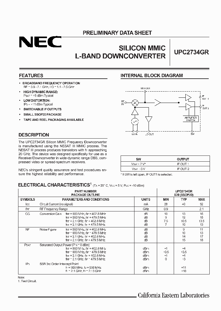 UPC2734GR-E1_1985401.PDF Datasheet