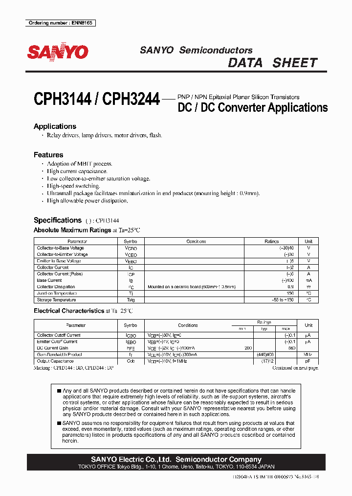 CPH3144_2001707.PDF Datasheet