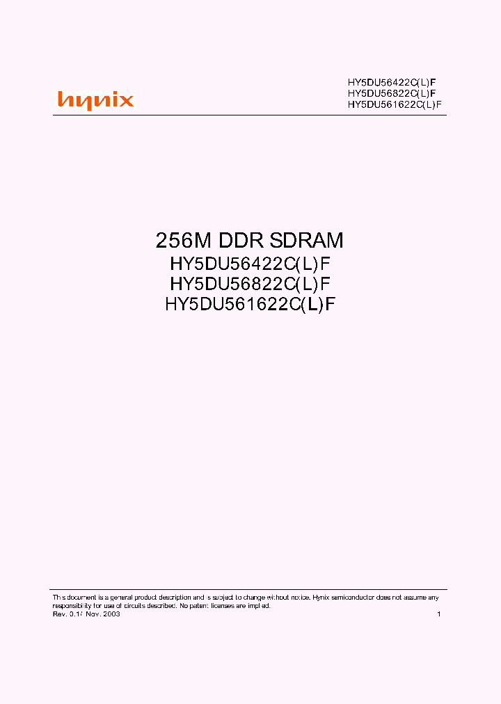 HY5DU561622CLF-H_2006075.PDF Datasheet