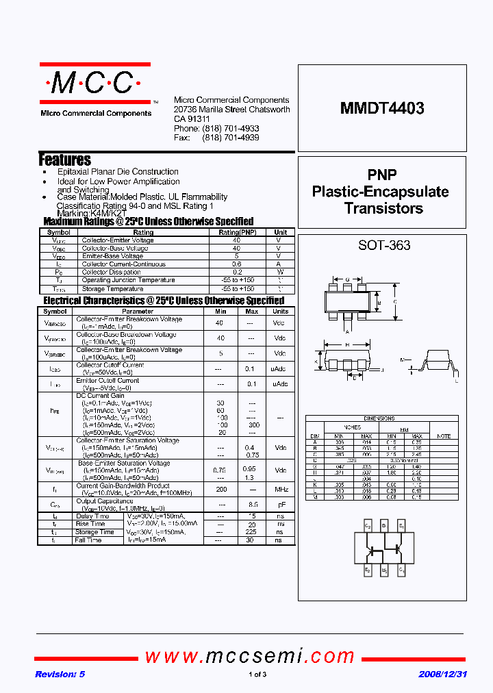 MMDT4403-TP_2080643.PDF Datasheet