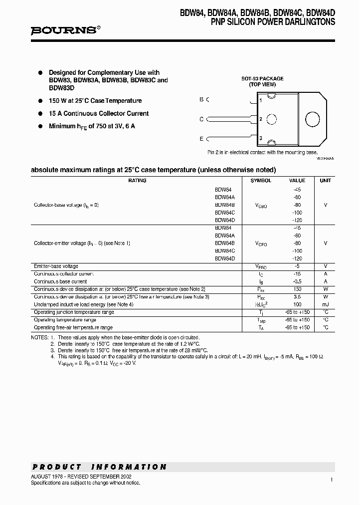 BDW84_2111573.PDF Datasheet