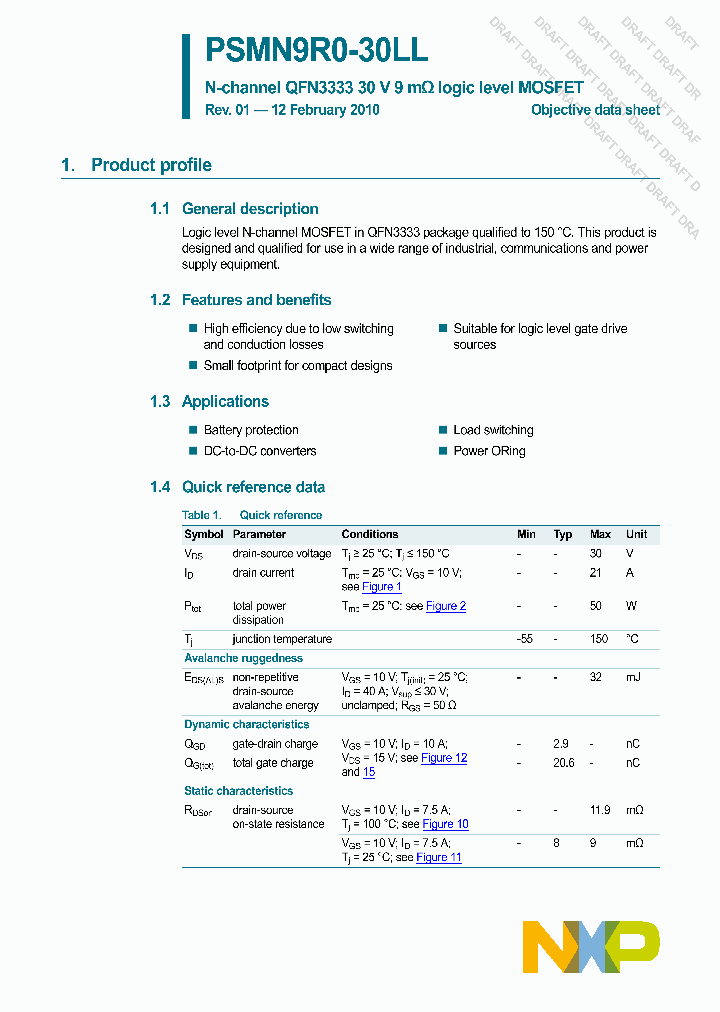 PSMN9R0-30LL_2114654.PDF Datasheet