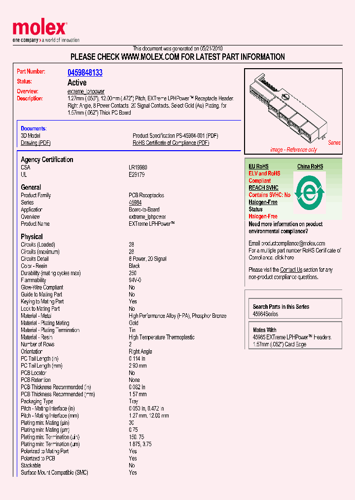 45984-8133_2209933.PDF Datasheet