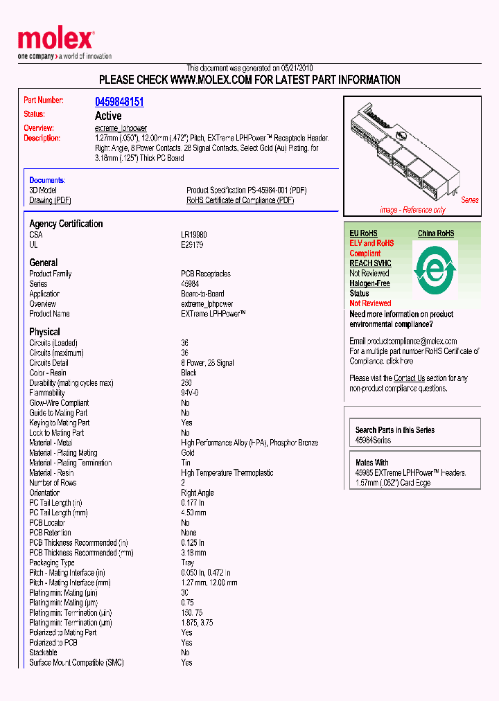 45984-8151_2209937.PDF Datasheet