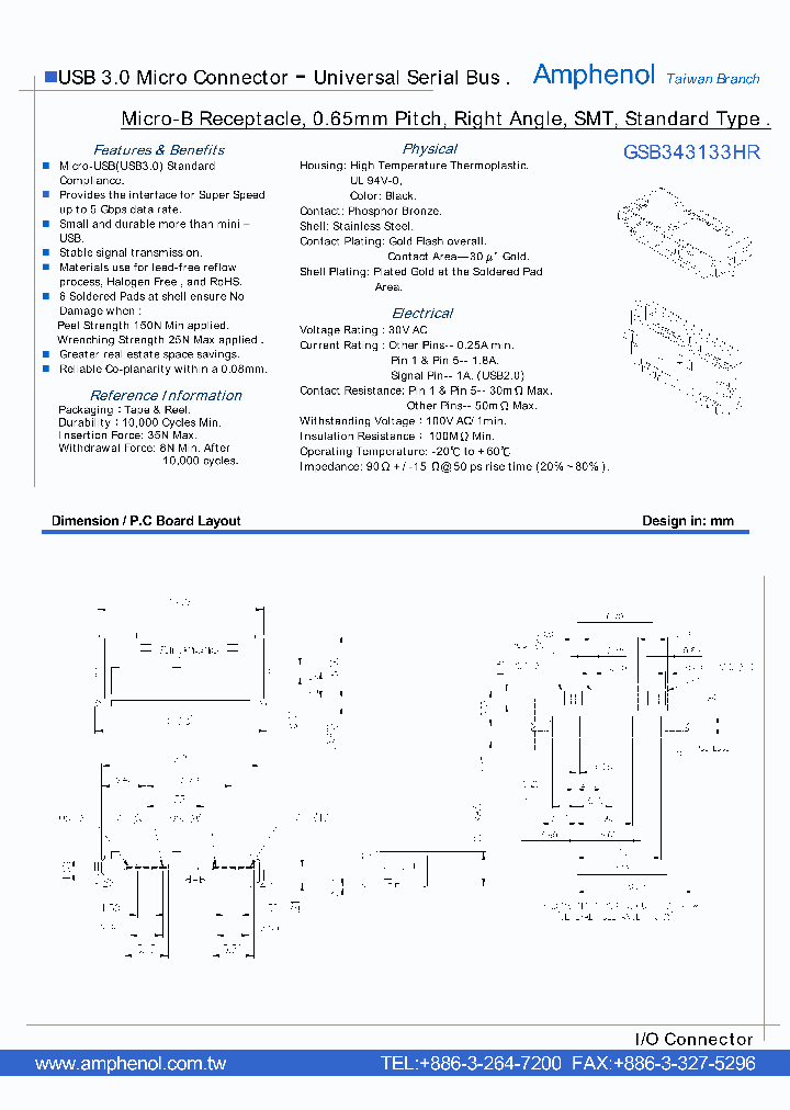 GSB343133HR_2215505.PDF Datasheet