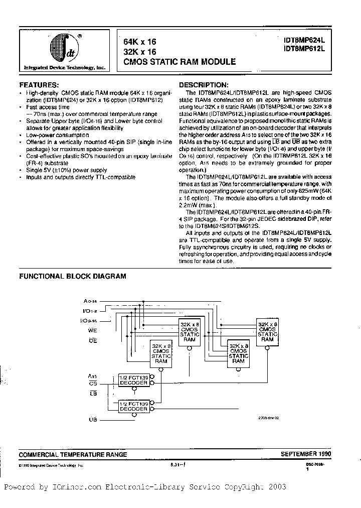 IDT8MP624L85S_2230176.PDF Datasheet