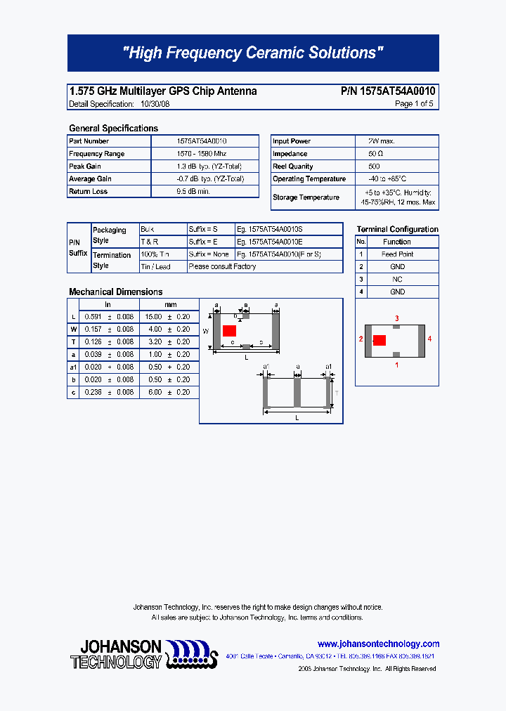 1575AT54A0010_2288213.PDF Datasheet