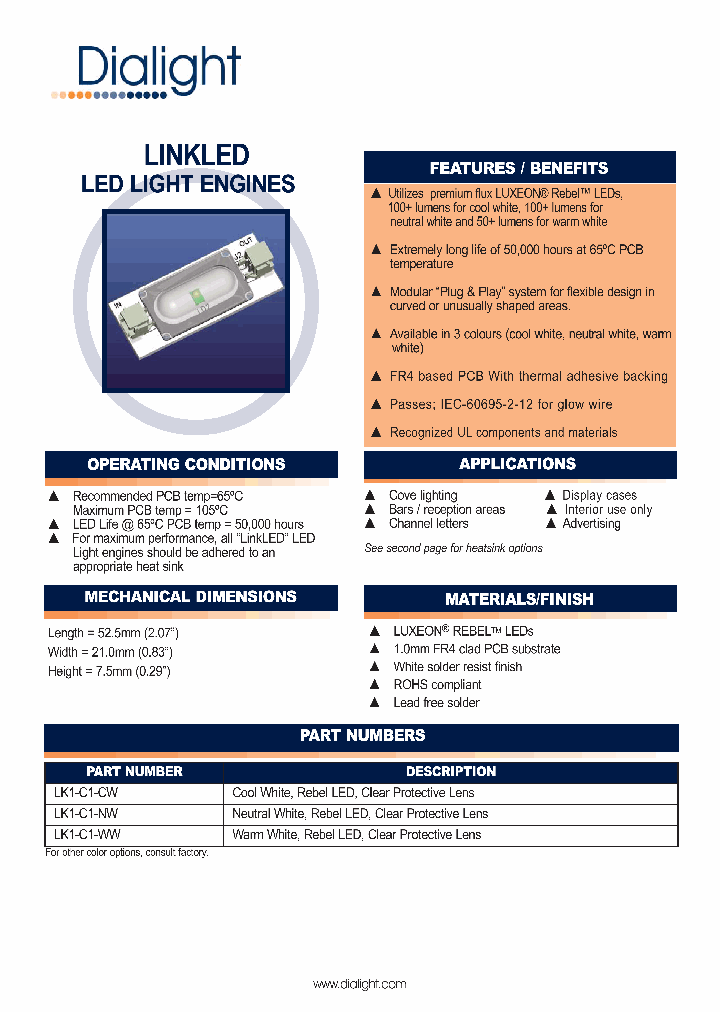 LK1-C1-CW_2460580.PDF Datasheet