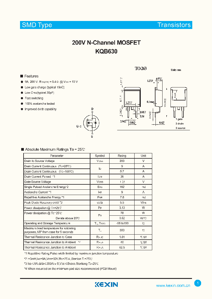 KQB630_2675604.PDF Datasheet