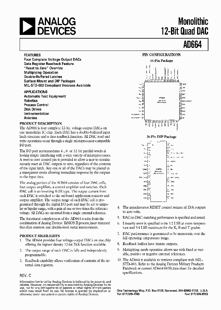 AD664KN-UNI_2692879.PDF Datasheet